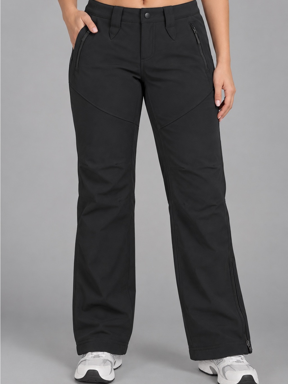 Columbia Women’s Omni-Heat Black Outdoor Hiking Pants Size 12 Thermal